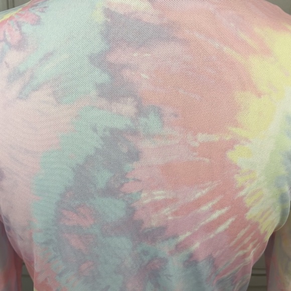 Sheer pastel tie dye top 🖤 - Picture 8 of 10